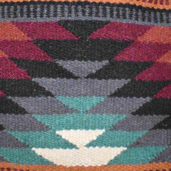 Southwest Boho Bag Handwoven Wool Malibu Purse - Picture 6 of 8